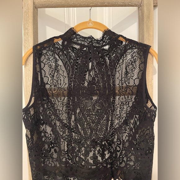 Zara lace sheer fringe top - Picture 3 of 4